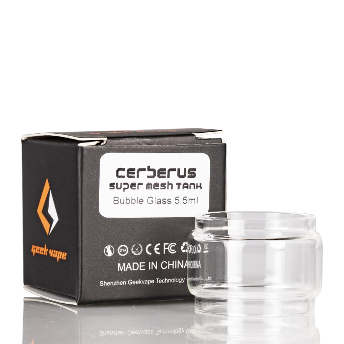 geek_vape_cerberus_replacement_glass_-_box_and_glass شیشه اتومایزرسربروس گیک ویپ GEEKVAPE CERBERUS REPLACEMENT GLASS - Image 1