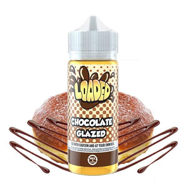 chocolate-glazed-100ml-loaded جوس پیراشکی شکلاتی برند لودد LOADED CHOCOLATE GLAZED - Image 1