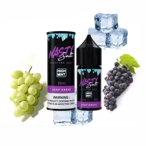 Nasty-Juice-Asap-Grape-High-Mint-1 سالت نیکوتین انگور یخ نستی NASTY ASAP GRAPE HIGHMINT - Image 1