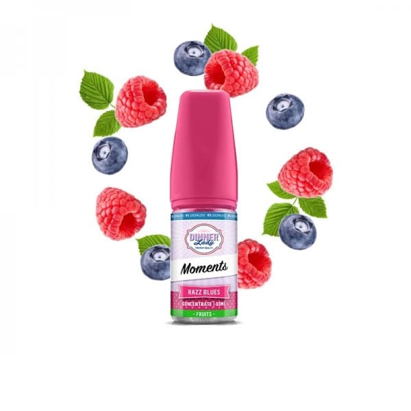 dinner-lady-moments-razz-blues-arome-concentre-30ml-vapevo سالت بلوبری تمشک دینرلیدی DINNER LADY RAZZ BLUES - Image 1